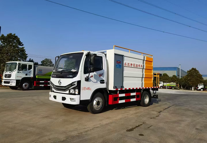 程力牌CL5041TJS6BLS型東風小多利卡藍牌水泥凈漿灑布車